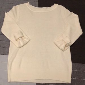 Forever 21 White Tunic Sweater Size S